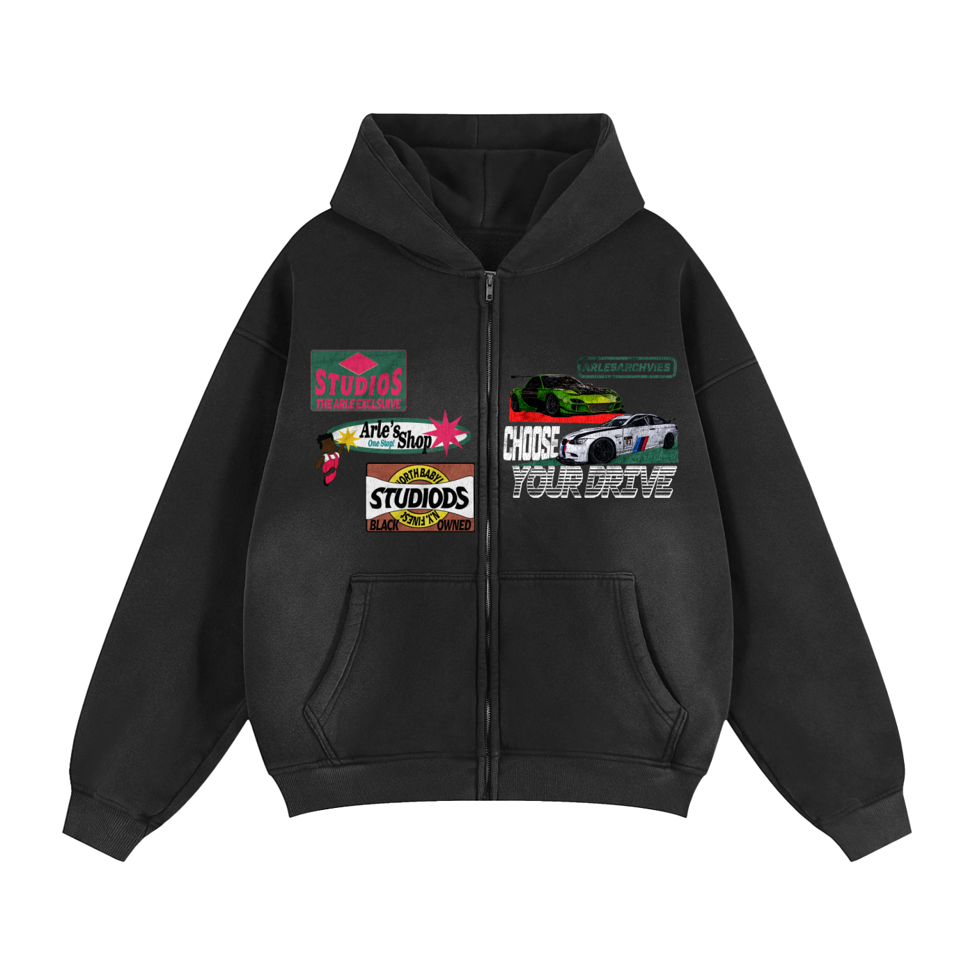 AS Drive Club Boxy Fleece Hoodie
